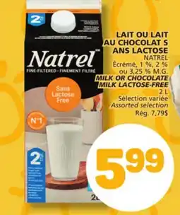 Marché Bonichoix NATREL MILK OR CHOCOLATE MILK LACTOSE-FREE offer