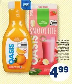 Marché Bonichoix OASIS REFRIGERATED FRUIT JUICE OR SMOOTHIE offer