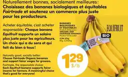 Marché Bonichoix ORGANIC AND FAIRTRADE BANANAS offer