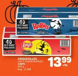 Marché Bonichoix LAY'S OR RUFFLES CHIPS offer