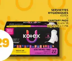 Marché Bonichoix KOTEX U SANITARY PADS offer