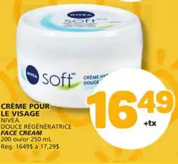 Marché Bonichoix NIVEA DOUCE RÉGÉNÉRATRICE FACE CREAM offer