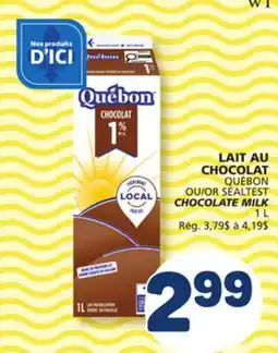 Marché Bonichoix QUÉBON OR SEALTEST CHOCOLATE MILK offer