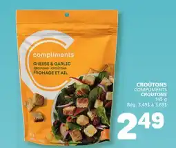 Marché Bonichoix COMPLIMENTS CROUTONS offer