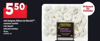 Maxi MINI BEIGNES DÉLICES DU MARCHÉ | MINI DONUTS, 40 UN offer
