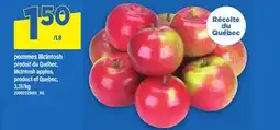 Maxi POMMES MCINTOSH | MCINTOSH APPLES offer