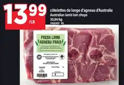 Maxi CÔTELETTES DE LONGE D'AGNEAU D'AUSTRALIE | AUSTRALIAN LAMB LOIN CHOPS offer