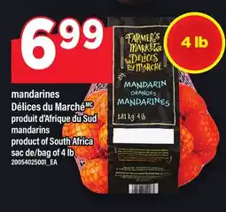 Maxi MANDARINES DÉLICES DU MARCHÉ | MANDARINS offer