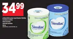 Maxi PRÉPARATION POUR NOURRISSONS SIMILAC | INFANT FORMULA offer
