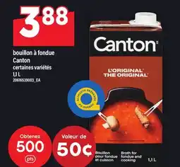 Maxi BOUILLON À FONDUE CANTON offer