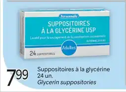 Brunet Personnelle Suppositoires à la glycérine offer