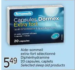 Brunet Personnelle Aide-sommeil extra-fort sélectionné Diphénhydramine offer