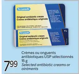 Brunet Personnelle Crèmes ou onguents antibiotiques USP sélectionnés offer