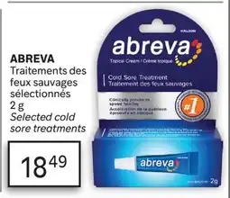 Brunet ABREVA Traitements des feux sauvages sélectionnés offer