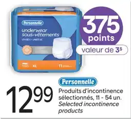 Brunet Personnelle Produits d'incontinence sélectionnés offer