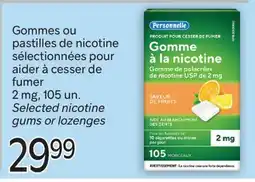 Brunet Personnelle Gommes ou pastilles de nicotine sélectionnées pour aider à cesser de fumer offer