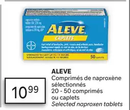 Brunet ALEVE Comprimés de naproxène sélectionnés offer