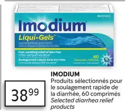 Brunet IMODIUM Produits sélectionnés pour le soulagement rapide de la diarrhée offer