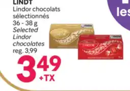 Brunet LINDT Lindor chocolats sélectionnés offer
