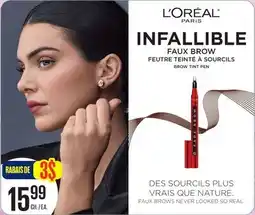 Jean Coutu L'OREAL PARIS INFALLIBLE BROW TINT PEN offer