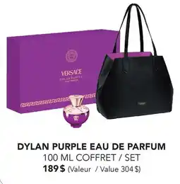 Jean Coutu VERSACE DYLAN PURPLE EAU DE PARFUM offer