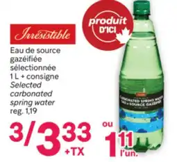 Brunet Eau de source gazéifiée sélectionnée offer