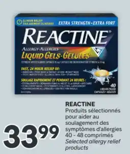 Brunet REACTINE Produits sélectionnés pour aider au soulagement des symptômes d'allergies offer