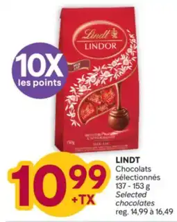 Brunet LINDT Chocolats sélectionnés offer
