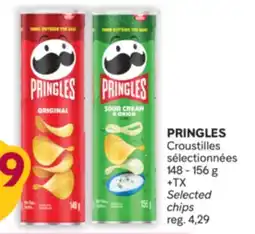Brunet PRINGLES Croustilles sélectionnées offer