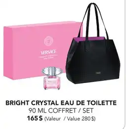 Jean Coutu VERSACE BRIGHT CRYSTAL EAU DE TOILETTE offer
