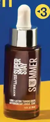 Jean Coutu MAYBELLINE SUPERSTAY Tanning drops offer