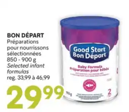 Brunet BON DÉPART Préparations pour nourrissons sélectionnées offer