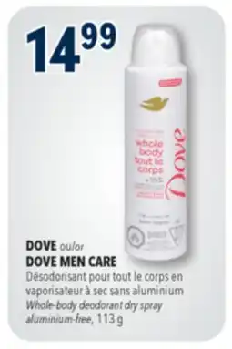 Familiprix DOVE Whole-Body Deodorant Dry Spray Aluminium-Free offer