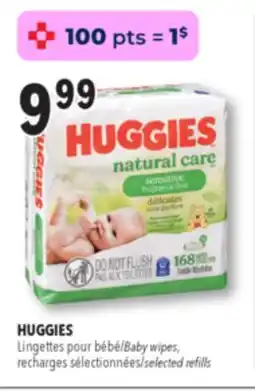Familiprix HUGGIES Huggies Natural Care sensitive skin & fragrance free baby wipes offer