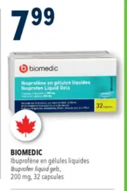 Familiprix BIOMEDIC Ibuprofen liquid gels, 200mg, 32capsules offer