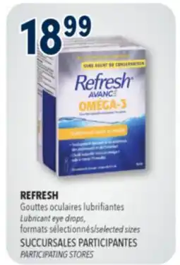 Familiprix REFRESH Lubricant eye drops selected sizes offer