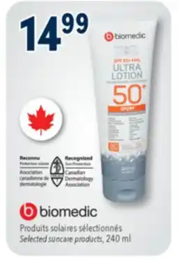 Familiprix BIOMEDIC Selected suncare products, 240ml offer