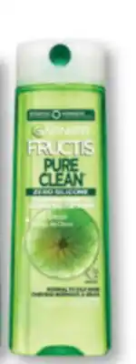 Familiprix Garnier Fructis Pure Clean fortifying shampoo with citrus extract for normal to oily hair offer
