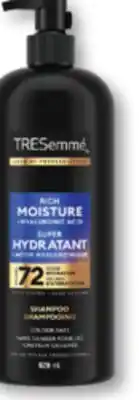 Familiprix TRESemmé Moisture Rich shampoo offer