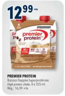 Familiprix Premier Protein café latte shakes offer