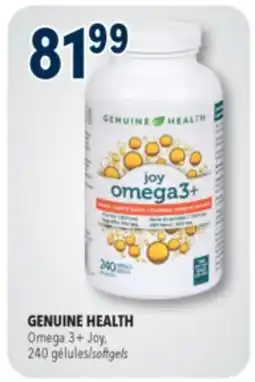 Familiprix GENUINE HEALTH Omega 3 + Joy, 240 softgels offer