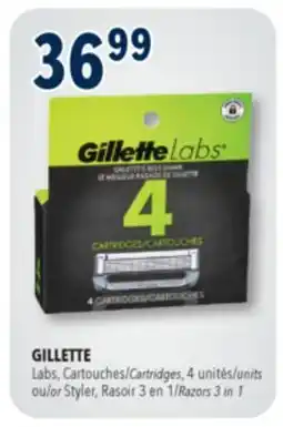 Familiprix Gillette Labs cartridges 4un offer