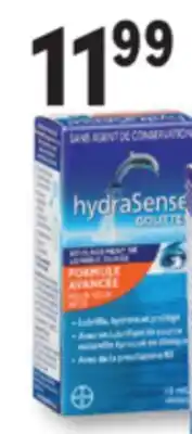 Familiprix HydraSense drops for dry eyes offer
