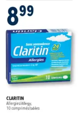Familiprix Claritin Allergy 24h non-drowsy tablets 10un offer
