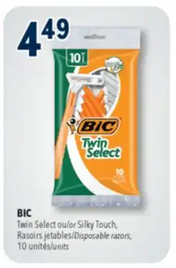 Familiprix Bic Twin Select sensitive skin disposable razors for men 10un offer