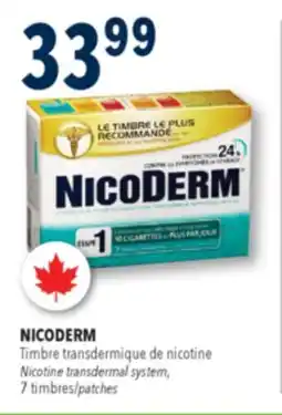 Familiprix Nicoderm stop smoking system nicotine 21mg transdermal patches Step 1 - 7un offer