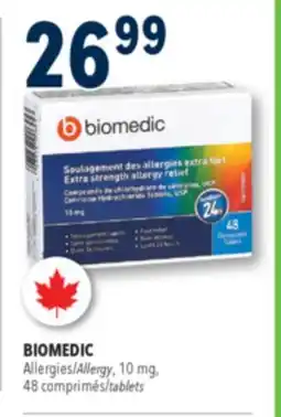 Familiprix Biomedic extra strength allergy relief tablets 48un offer