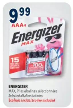 Familiprix Energizer Max AAA alkaline battery 4un offer
