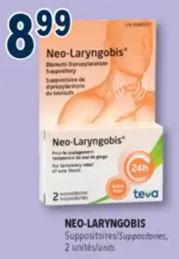 Familiprix Rougier Neo-Laryngobis suppositories for adults 2un offer