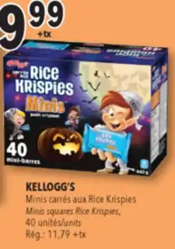 Familiprix KELLOGG'S Minis squares Rice Krispies, 40 units offer